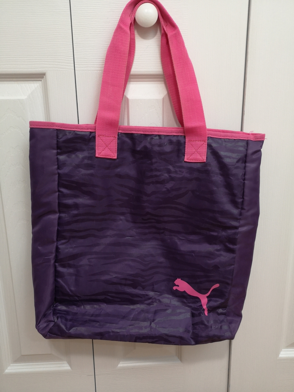 Puma Purple Tote/Gym with Pink Accents